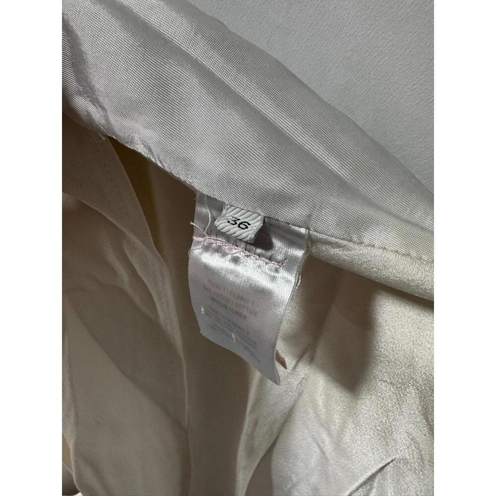 Nina Ricci Cady Drapped Open-Back Vest Size 36 (missing buttons) - Picture 7 of 7
